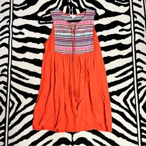 Umgee Boho Southwestern Tunic Shift Dress Size Large